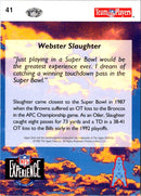 1993 Upper Deck NFL Experience Webster Slaughter