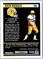 1991 Pinnacle Rich Moran #106