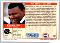 1989 NFL Proset William Perry #445