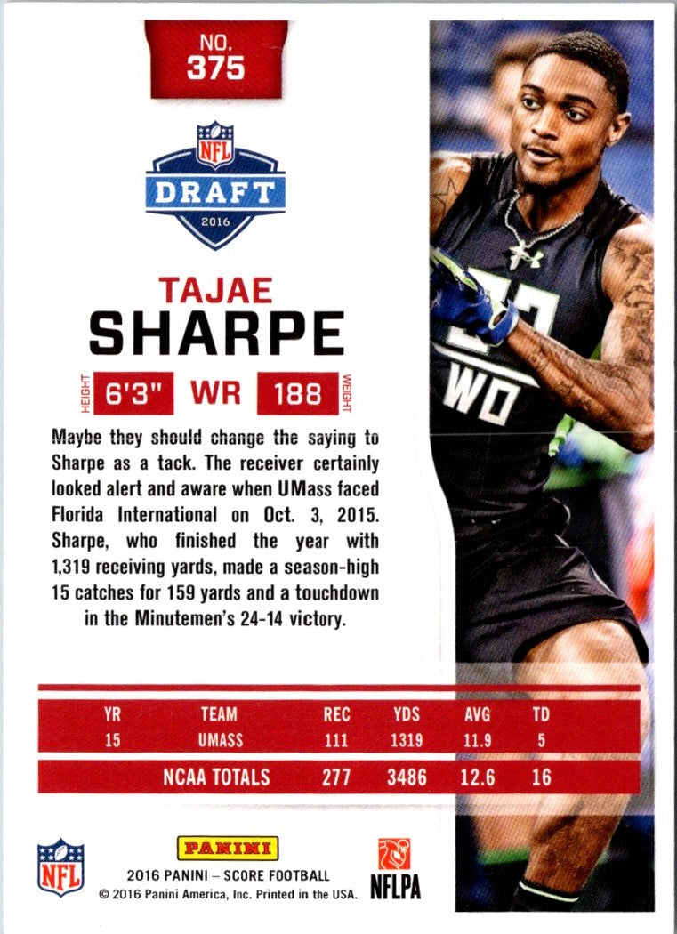 2016 Score Tajae Sharpe