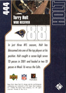 2002 Upper Deck XL Torry Holt
