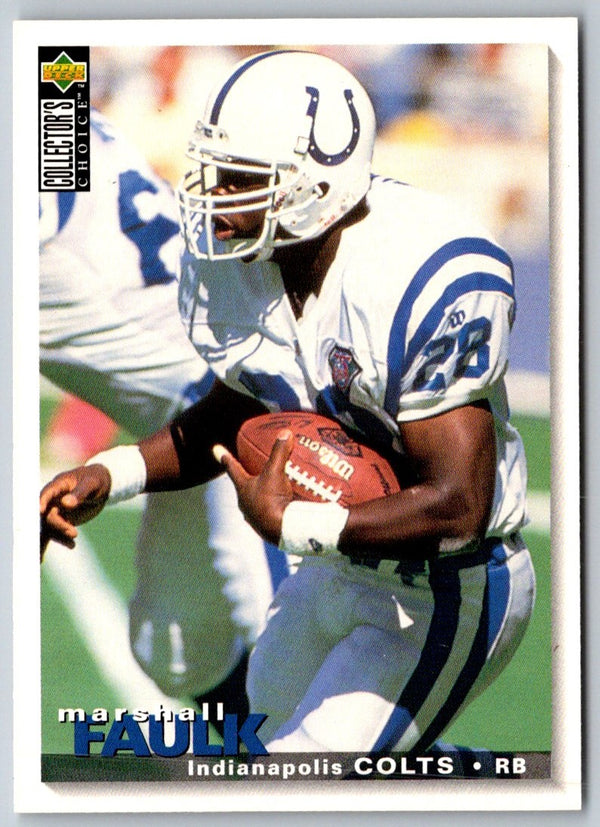 1995 Collector's Choice Marshall Faulk #80