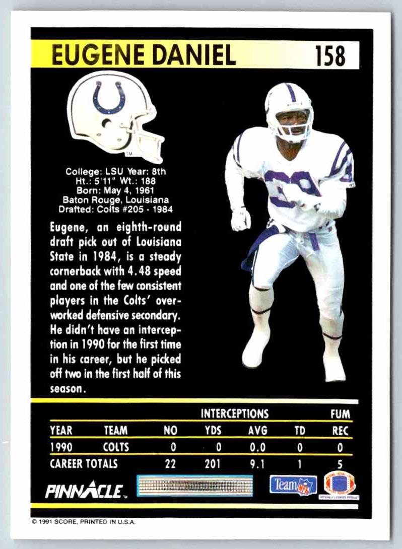 1991 Pinnacle Eugene Daniel