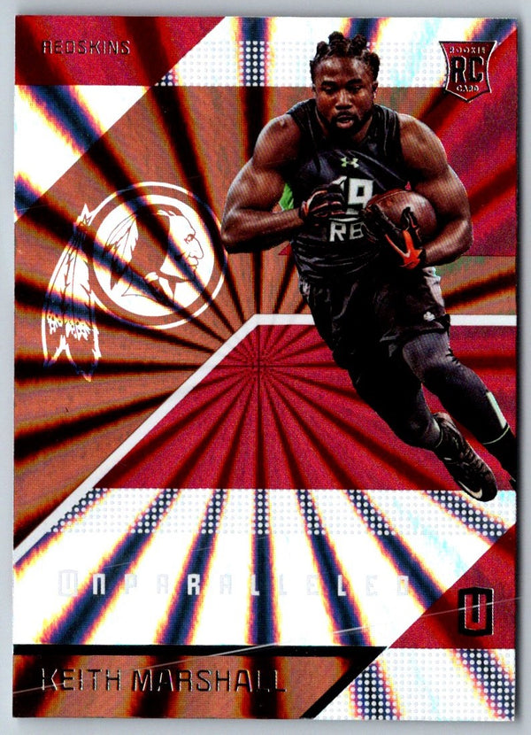 2016 Panini Absolute Rook Ink Blue Keith Marshall #3