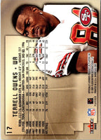 2001 Fleer Showcase Terrell Owens #17