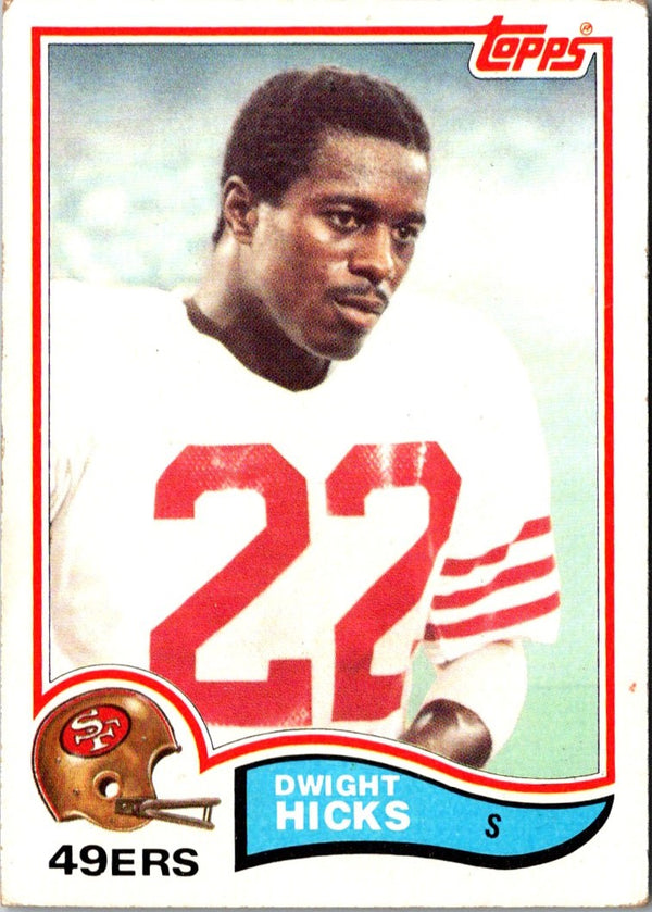 1982 Topps Dwight Hicks #485 Rookie