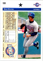 1992 Upper Deck Minors Dave Staton #191