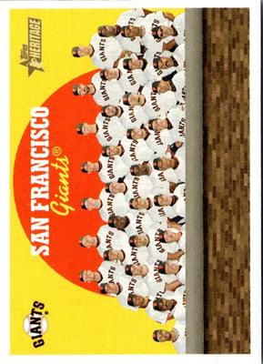 2008 Topps Heritage San Francisco Giants #69