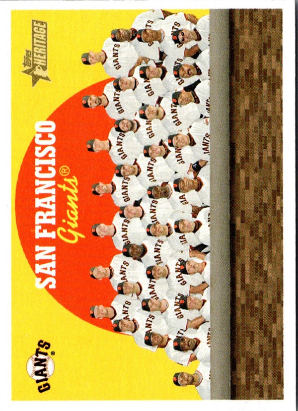 2008 Topps Heritage San Francisco Giants #69