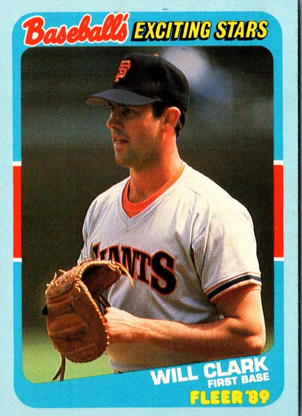 1989 Fleer Exciting Stars Will Clark #5