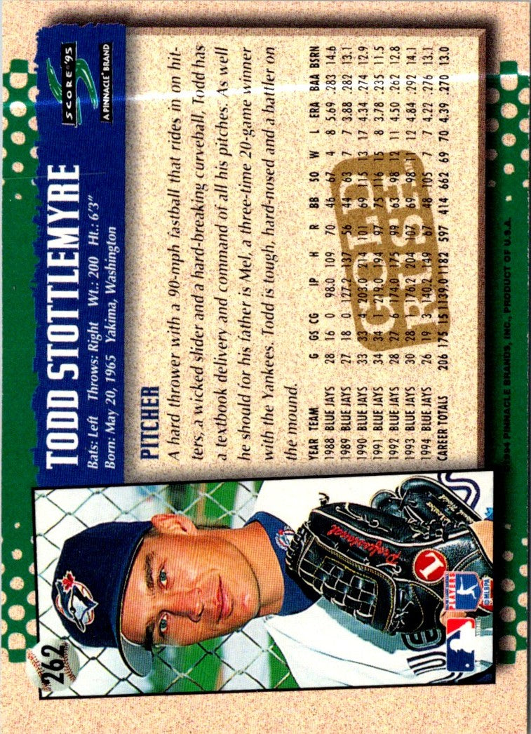 1995 Score Todd Stottlemyre