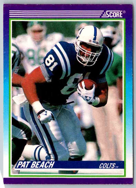 1990 Score Pat Beach #505