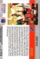 1990 Pro Set Super Bowl MVP Collectibles Jerry Rice