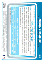2011 Bowman Prospects Adron Chambers #BP90