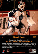 1991 Pro Set Platinum Grant Fuhr