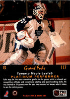 1991 Pro Set Platinum Grant Fuhr #117