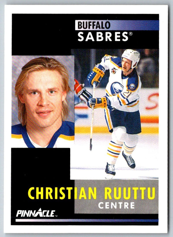 1991 Pinnacle Christian Ruuttu #60