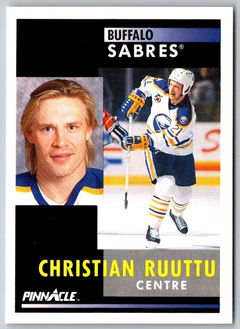 1991 Pinnacle Christian Ruuttu