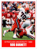 1989 Syracuse Orangemen Rob Burnett #5