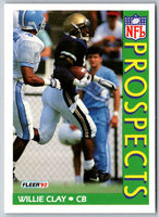 1991 Fleer Ultra Willie Clay #436