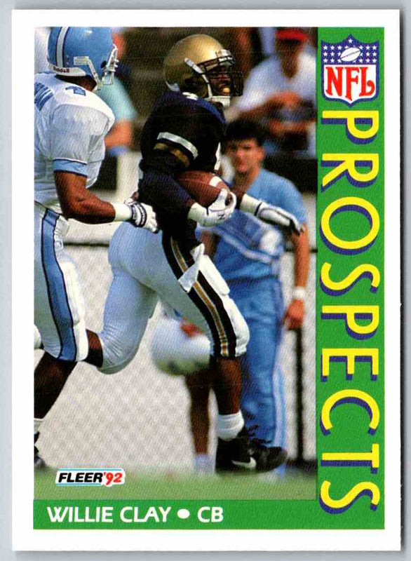 1991 Fleer Ultra Willie Clay #436