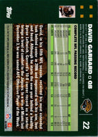 2007 Topps David Garrard #22