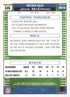 2006 Topps Total John McCargo #545 Rookie