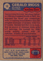 1985 Topps Gerald Riggs #19