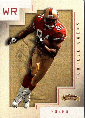 2001 Fleer Showcase Terrell Owens #17