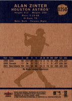 2002 Fleer Tradition Update Alan Zinter #U250