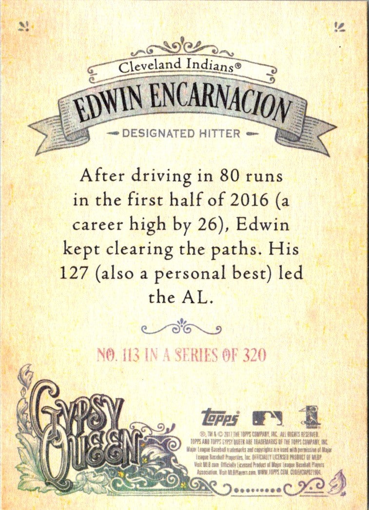 2017 Topps Gypsy Queen Edwin Encarnacion