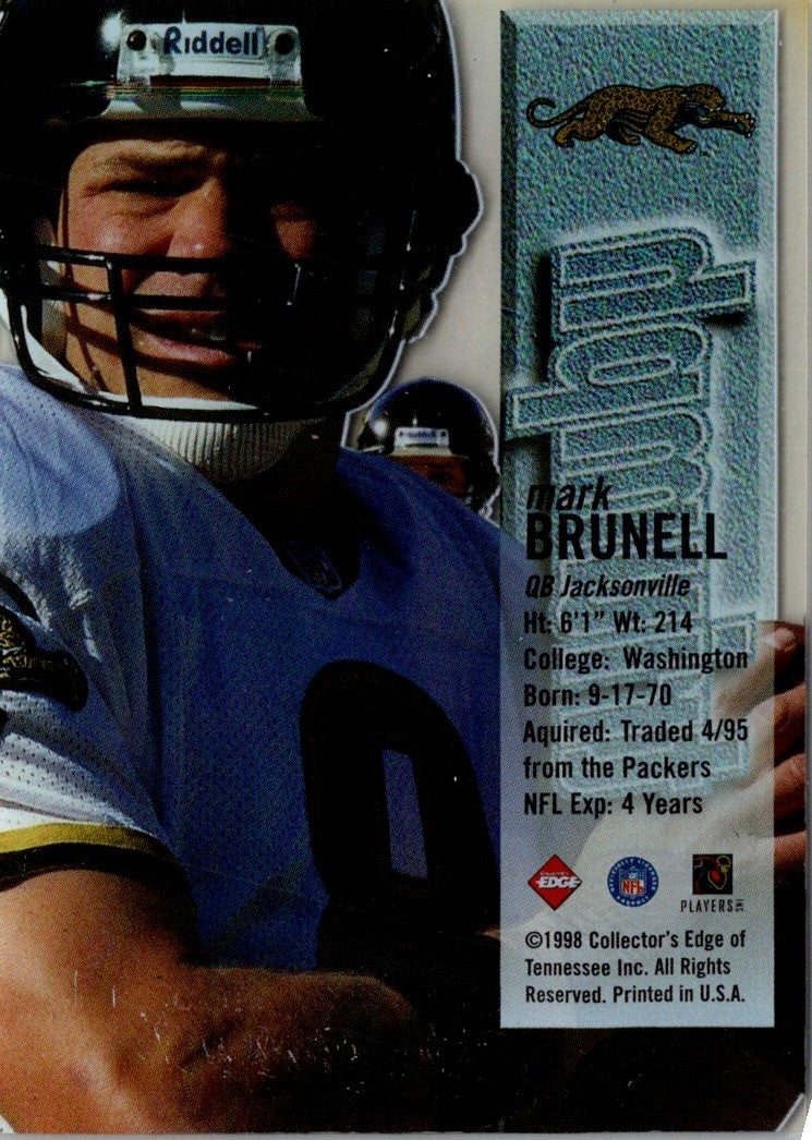 1998 Collector's Edge First Place Triumph Mark Brunell