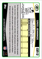 2006 Topps Green Bay Packers Greg Jennings #GB12