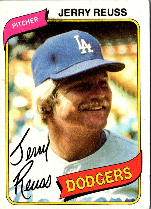 1980 Topps Jerry Reuss #318