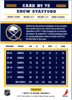 2012 Score Drew Stafford #73