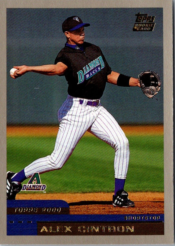 2000 Topps Traded & Rookies Alex Cintron #T14 Rookie