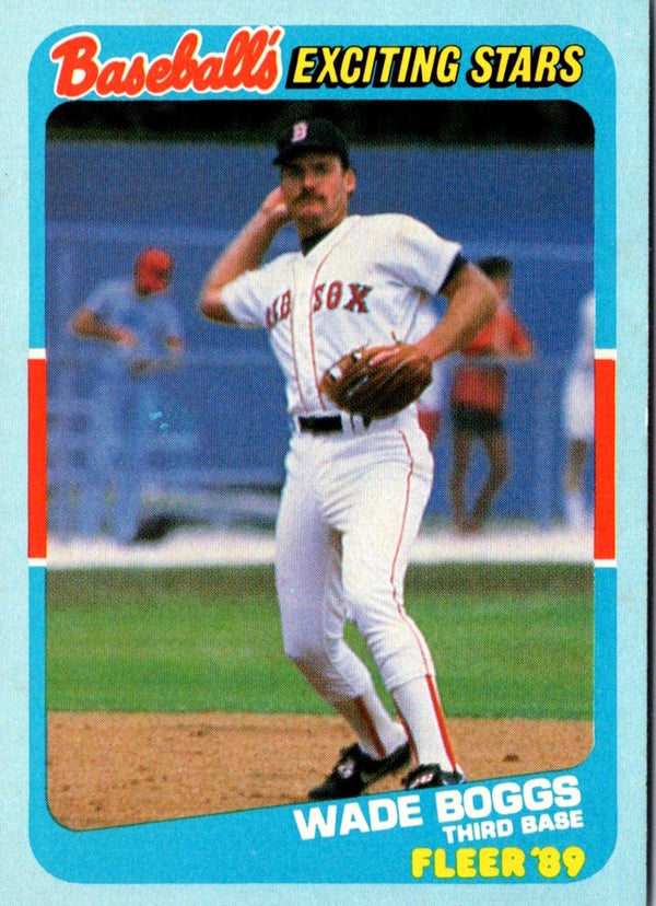 1989 Fleer Exciting Stars Wade Boggs #2