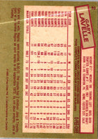 1985 O-Pee-Chee Gary Lavelle #2