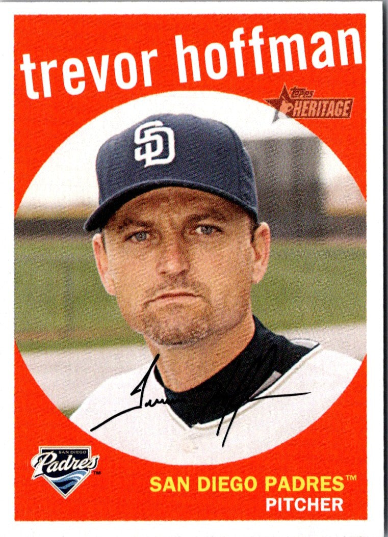 2008 Topps Heritage Black Back Trevor Hoffman