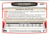 2013 Bowman Draft Picks & Prospects Chrome Kohl Stewart #BDPP2