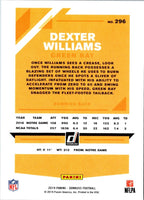 2019 Donruss Dexter Williams #296 Rookie