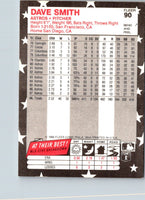 1988 Fleer Star Stickers Dave Smith #90