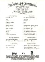 2011 Topps Allen & Ginter Glossy Factory Set James Shields #222 /999