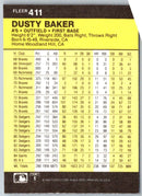 1986 Fleer Dusty Baker