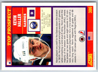 1991 Score American Kevin Haller #386 Rookie
