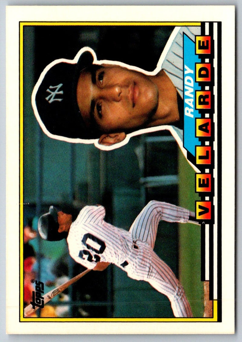 1989 Topps Big Randy Velarde