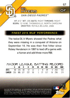 2016 Finest Wil Myers #57