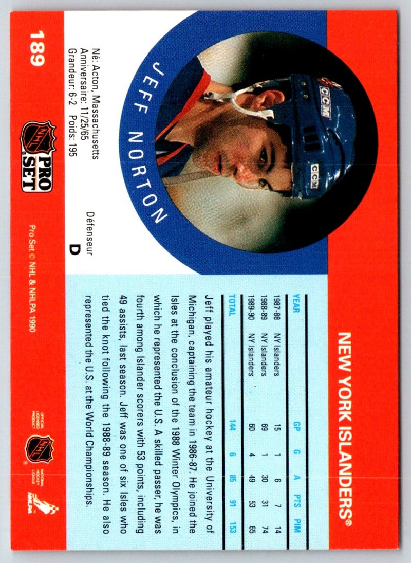 1990 Pro Set Jeff Norton