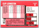 1989 Fleer Cliff Levingston