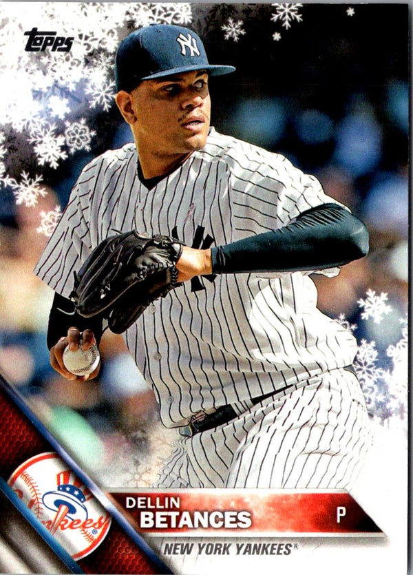 2016 Topps Holiday Baseball Dellin Betances #HMW105